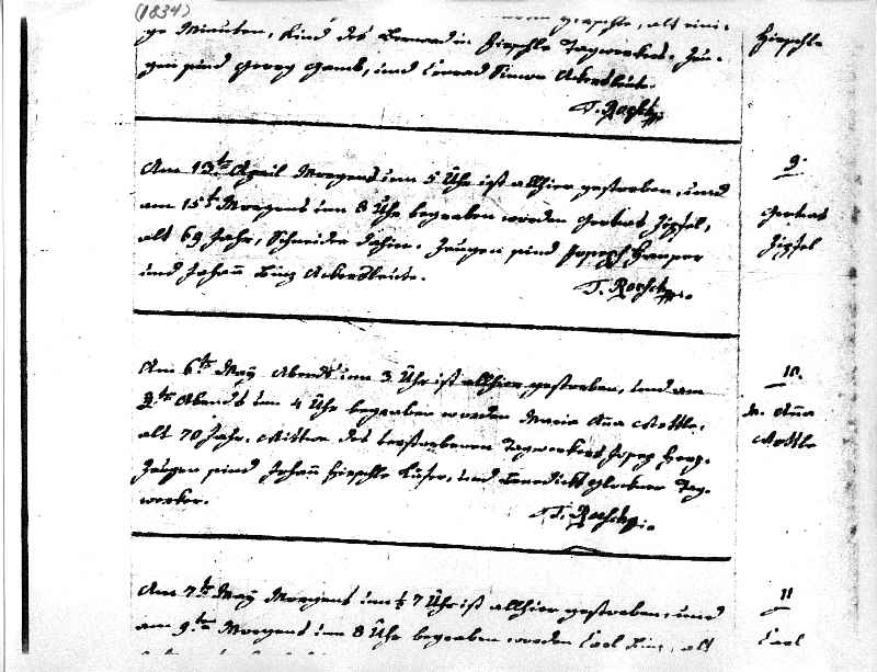 Gervas (1765) Death Record